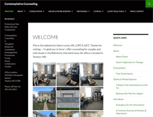 Tablet Screenshot of contemplativecounseling.com